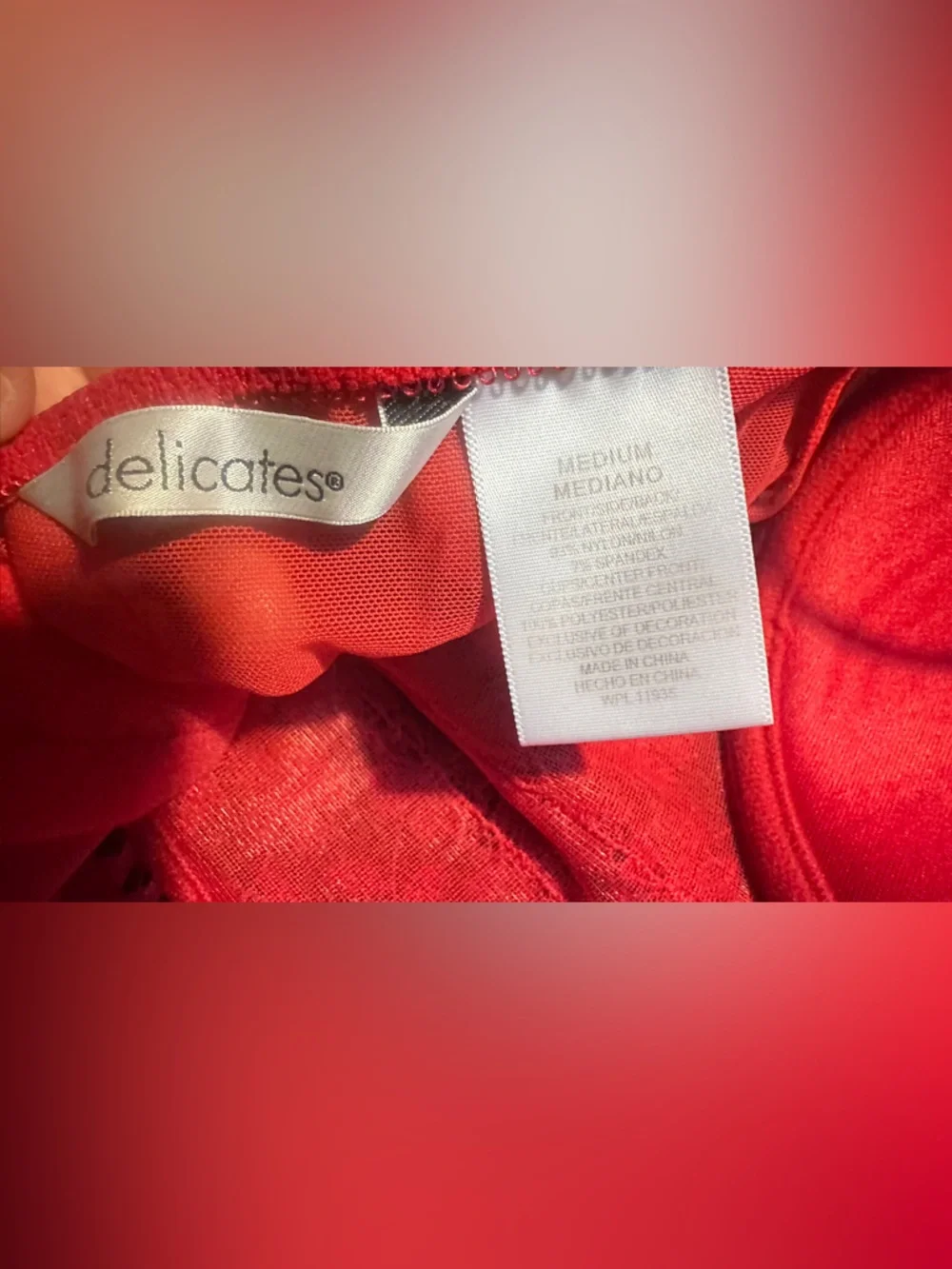 delicates sultry red
